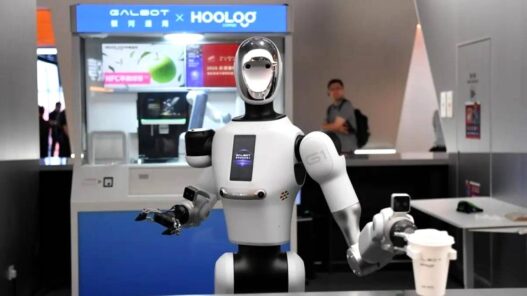 140 Robot Belajar Bekerja di Hangzhou