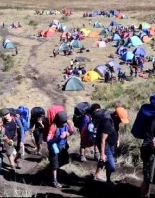 172 Pendaki di Ranu Kumbolo Dievakuasi