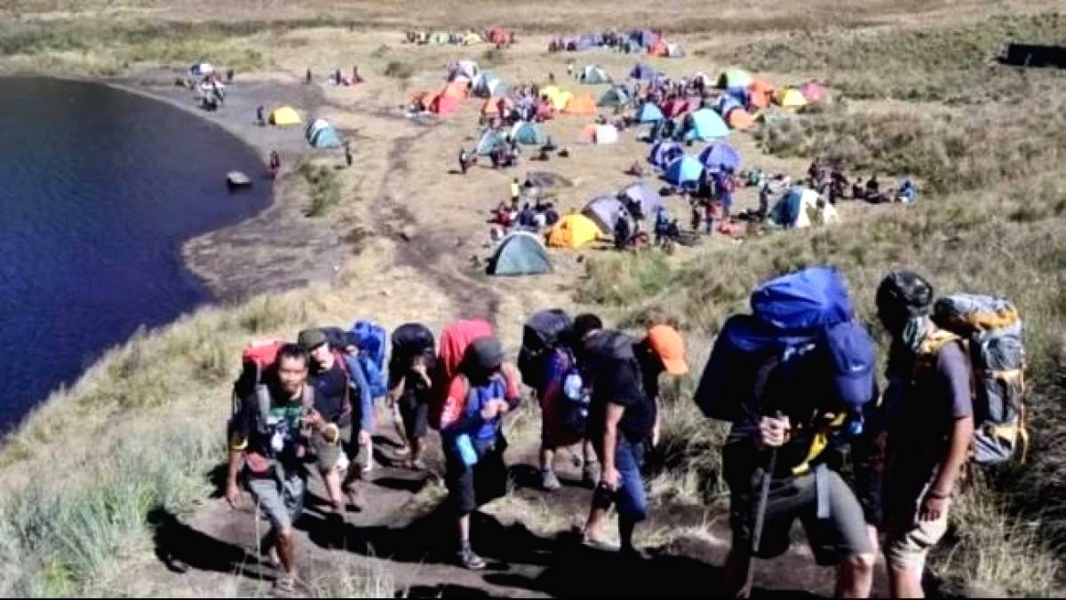 172 Pendaki di Ranu Kumbolo Dievakuasi