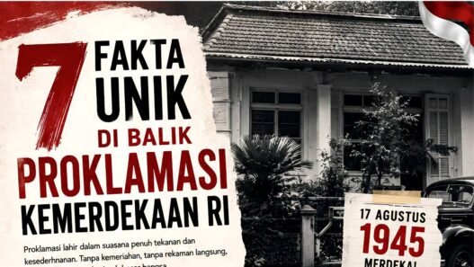 7 Fakta Unik di Balik Proklamasi Kemerdekaan RI