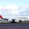 Airbus A380 Emirates Mendarat di Bandara Soetta