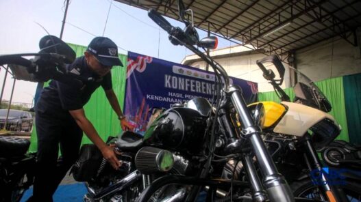 Bea Cukai Gagalkan Penyelundupan Harley Davidson Bekas