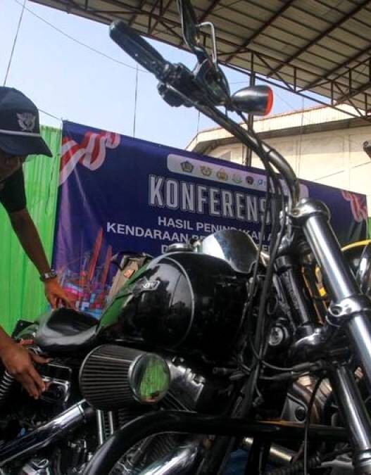 Bea Cukai Gagalkan Penyelundupan Harley Davidson Bekas