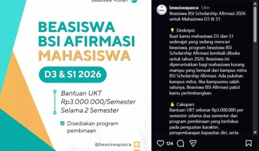 BSI Scholarship Afirmasi