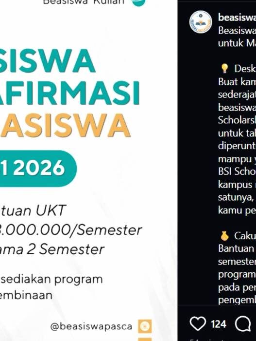 BSI Scholarship Afirmasi