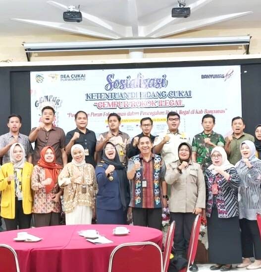 Dinkominfo dan Bea Cukai Purwokerto Gempur Rokok Ilegal