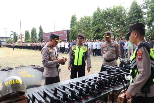 Hadapi Gangguan Kamtibmas, Peralatan Taktis Dicek
