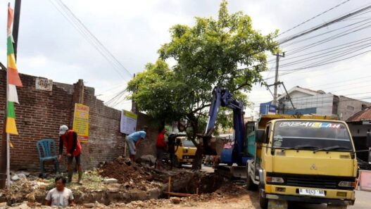 Infrastuktur Jalan Vihara Mulai Ditata