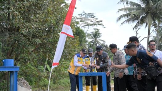 Irigasi Gemuruh Mulai Dialiri Air Secara Bertahap