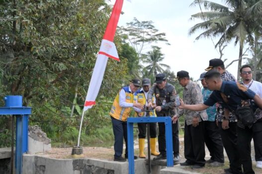 Irigasi Gemuruh Mulai Dialiri Air Secara Bertahap