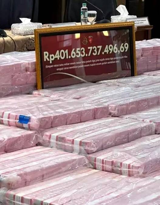 Kejagung Sita Uang Rp401,65 Miliar