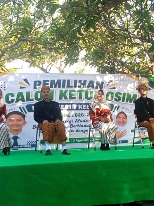 Ketua OSIS Terpilih Menang Tipis