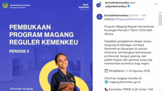 Magang Reguler Kemenkeu