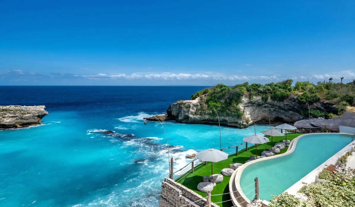 Pantai Blue Lagoon di Padang Bai