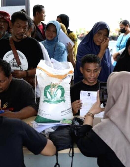 Penerima Bansos Beras