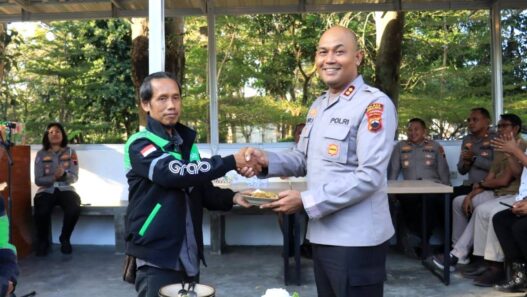 Polres Resmikan Warkop Ojol Kamtibmas
