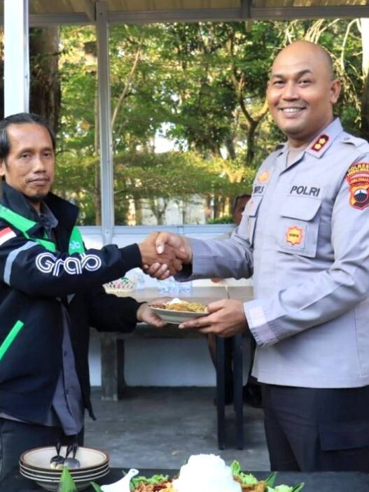 Polres Resmikan Warkop Ojol Kamtibmas