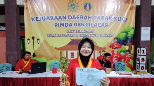 Rifa Nazhifah, Siswi Musa School Sampang Raih Juara 2 Kejurda Tapak Suci