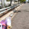 Sampah Berserakan di Jalan Bung Karno