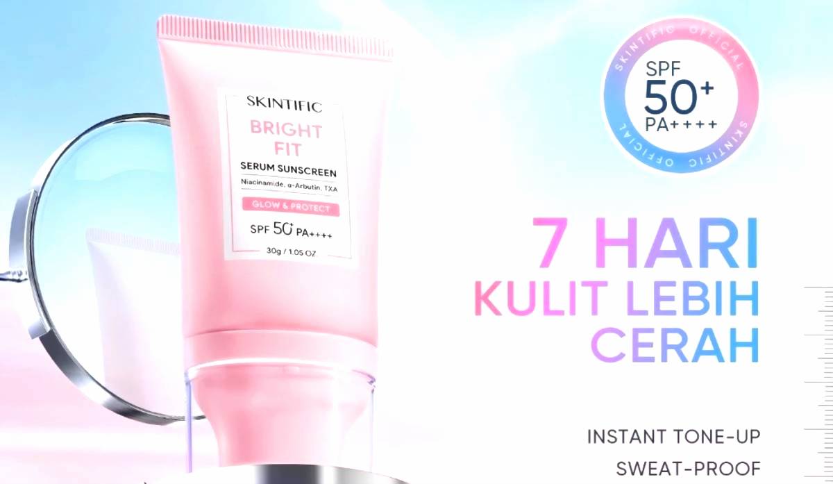 Skintific Bright Fit Serum Sunscreen SPF 50+ PA++++