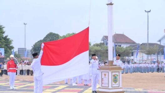 Suasana Khidmat Upacara HUT ke 81 RI