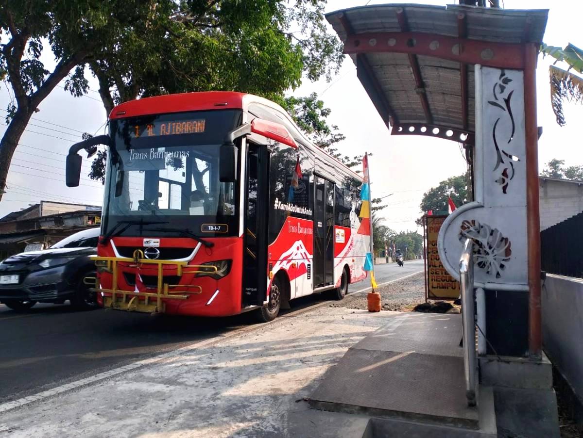 Trans Banyumas Aktifkan Halte Baru