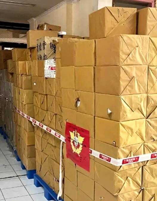 1,56 Juta Batang Rokok Ilegal Disita
