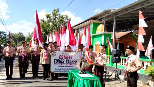 61 Pasukan Inti Kawal Estafet Tunas Kelapa Padamara