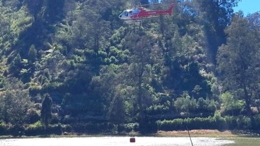 Angin Kencang Hambat Water Bombing Karhutla