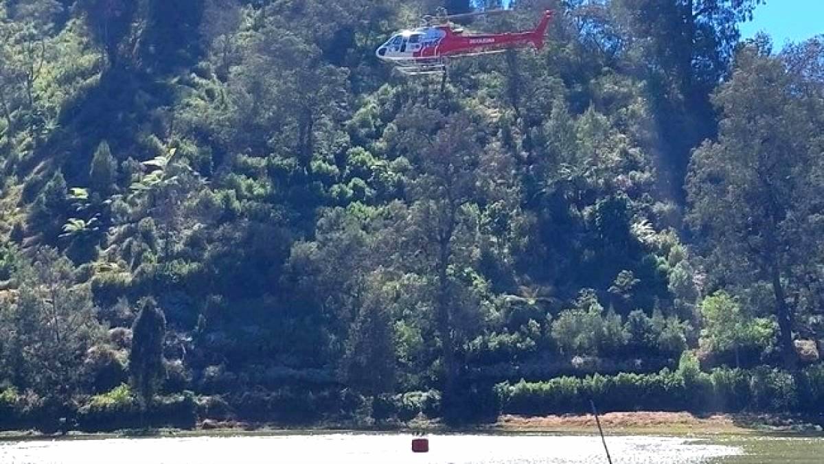 Angin Kencang Hambat Water Bombing Karhutla