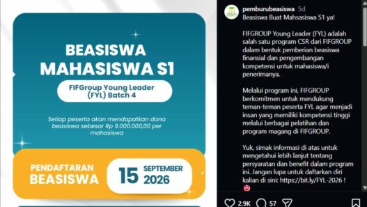 Beasiswa FIFGROUP Young Leader