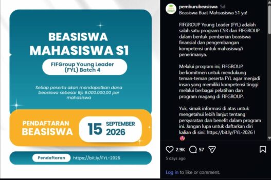 Beasiswa FIFGROUP Young Leader