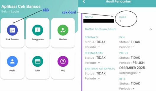Cek Desil Bansos