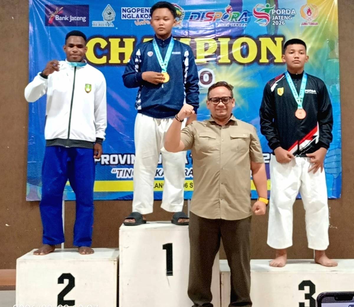 Elang Alvandito Raih Emas POPDA Jateng