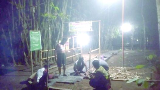 Jalan Kedung Kampak Dipaving