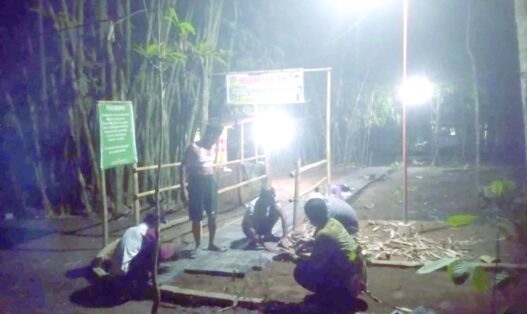 Jalan Kedung Kampak Dipaving