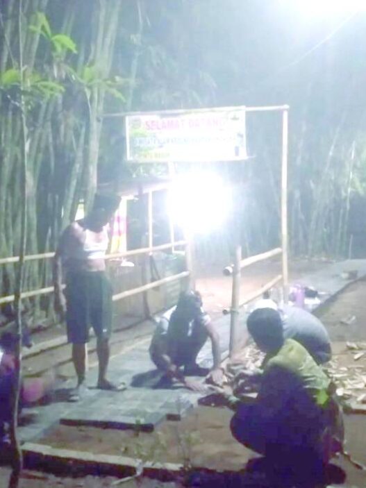 Jalan Kedung Kampak Dipaving