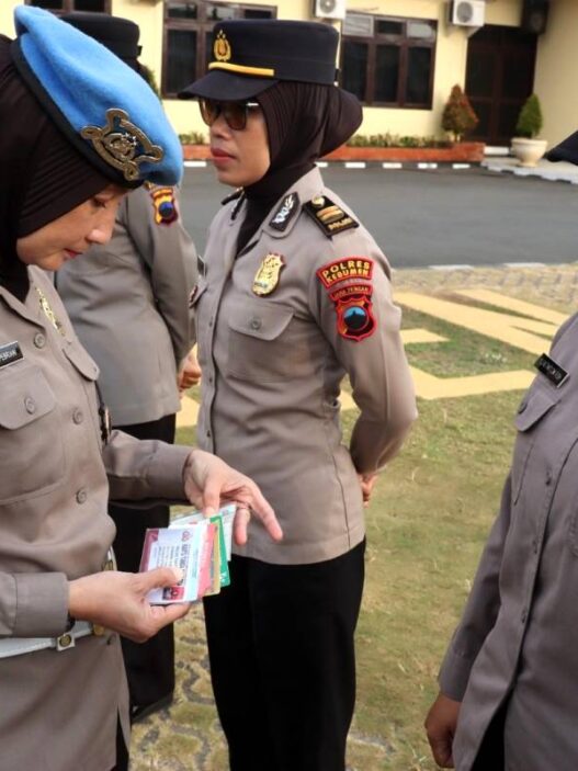Jelang HUT, Polwan Gelar Gaktibplin