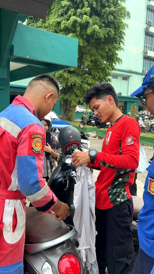 Kunci Motor Terkunci Di Jok Mahasiswi Panggil Damkar