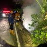 Lahan Depan SMPN 2 Kutasari Terbakar