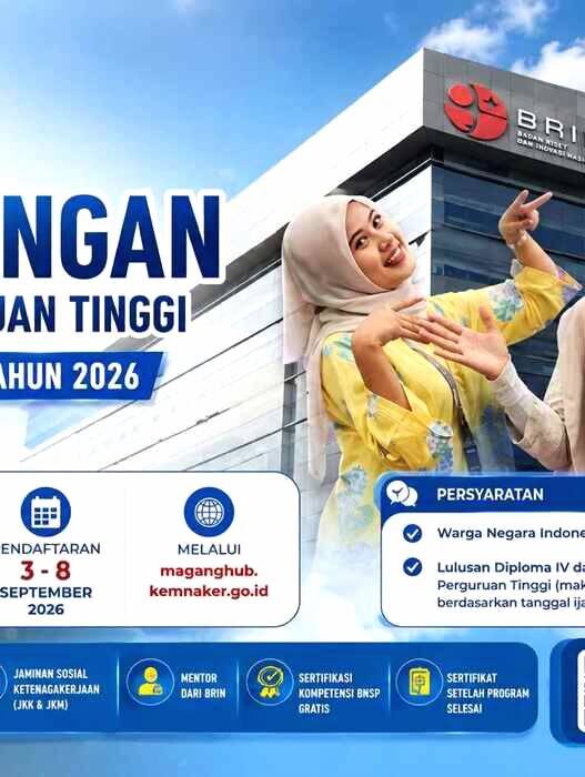 Lowongan MagangHub BRIN Batch