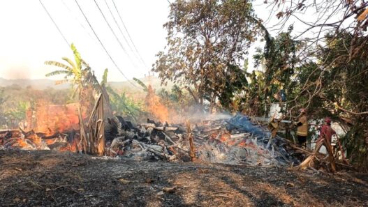 Pangkalan Kayu di Cipari Terbakar