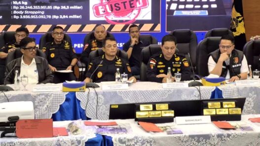 Penyelundupan 29 Kg Emas Digagalkan