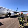 Pesawat Garuda GA604 Alami Pecah Ban